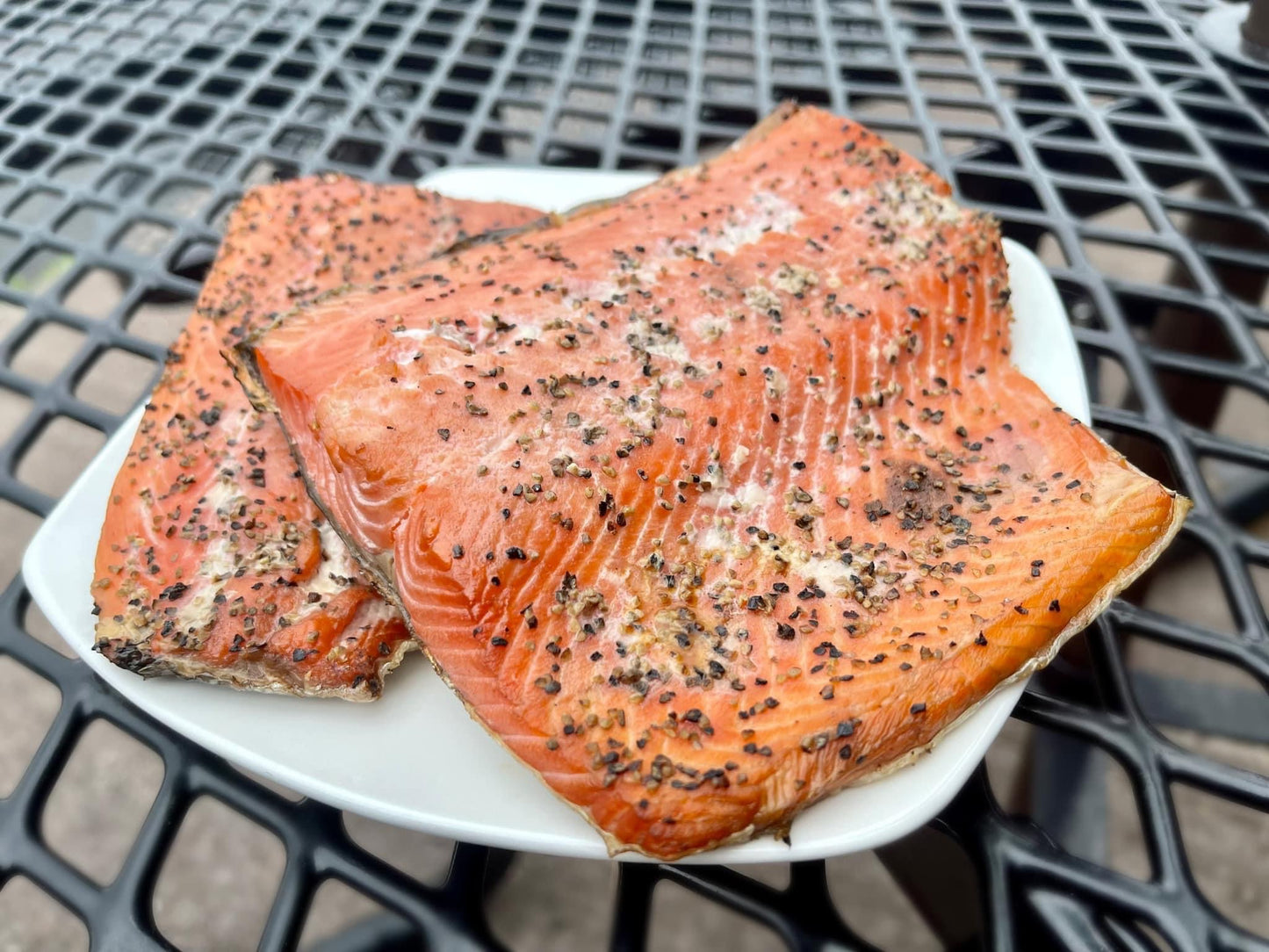 Smoked Peppercorn Salmon - 1 LB.